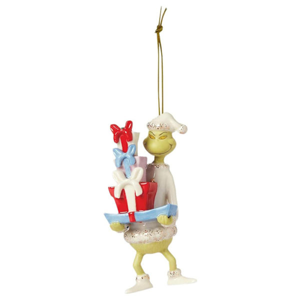 Julgranshänge med Grinch-motiv, personligt, 2D-hänge i akryl med platt tryck, julpynt 1