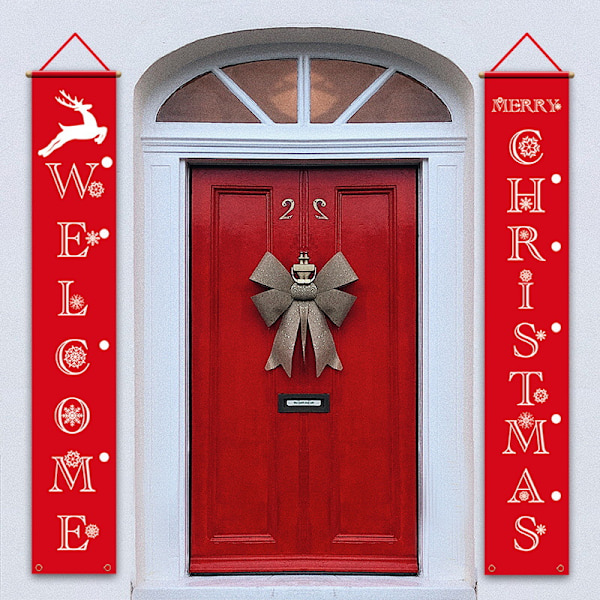 Christmas Couplet Julfest Party Party Party Party Dekorationer Gatepost Couplet 5