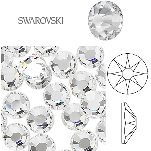 Swarovski Crystal Clear SS9 (2,50-2,70mm) - 40 st