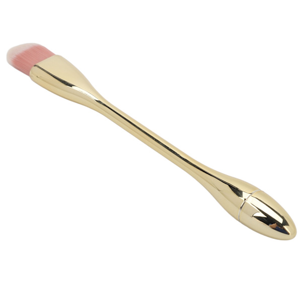 Nageldammborste Mjuk Fiber Delikat Beröring Hudvänlig Utsökt Multifunktionell Borste för Makeup Mask Champagne Guld