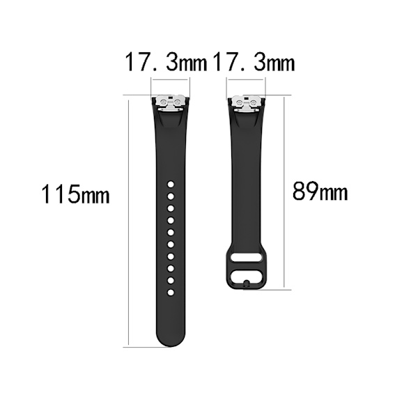Silikonarmband för Samsung Galaxy Fit SM R370 Smart Armband