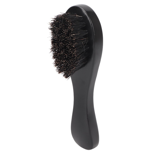 Skäggborste för barberare, blekning, rengöring, bärbar, mjuk, trä, nackborste för män