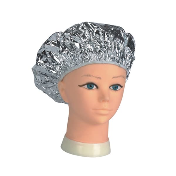 4-pack Aluminiumfolie Vattentäta Spa Hår Salong Dusch Engångs Hem Hattar Hårvårdsskydd