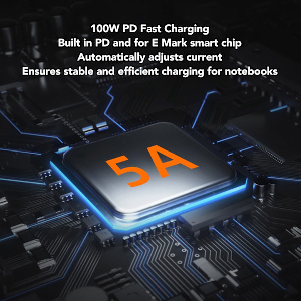Typ C till DC Strömförsörjningsadapter Hona till Hane 100W PD Snabbladdning USB C till DC 4.5x3.0mm Laddningskonverterare för DELL