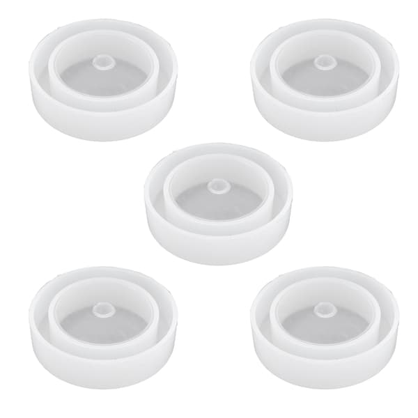 5 st Silikonarmbandformar Silikonmaterial Enkel Avformning DIY Toroidal Form