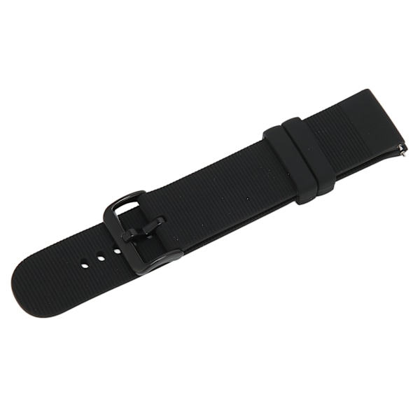 Justerbart Silikonarmband för Amazfit GTS 3/GTS 3 PRO Andningsbart Smartwatch Armband Svart