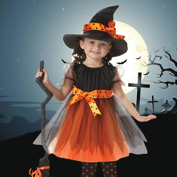 Halloween Häxa Kostym Fancy Dress Up Accessoarer