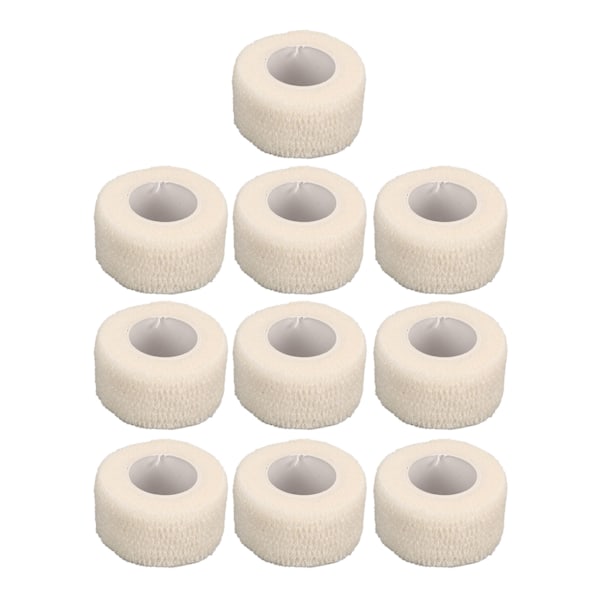 10 st Elastiskt Tejp Bekvämt Limmat Elastiskt Tejp Flexibla Stretchbandage för Sport Fotled Knä Handled Förstuvningar
