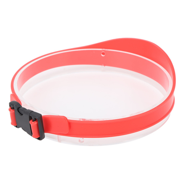 DIY Hårtrimningsmall Hårclips Andningsbar Böjd Degion Silikon Hem Hårtrimningsguide för Pojkar Män Röd