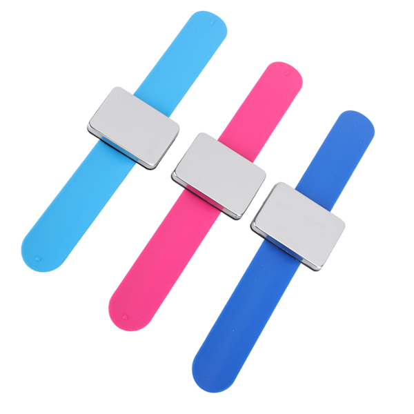 3 st magnet hårnålsarmband hårstyling trimning magnetiska stift hållare handledsband för frisörsalong