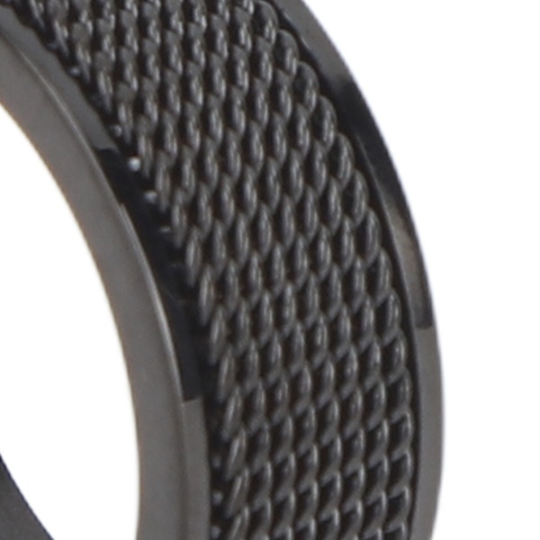 8MM Herrar Spinner Ring Ljudlös Titanstål Cool Ångest Ring för Ångest Stressavlastande Svart Nr 9 59.8mm / 2.4in