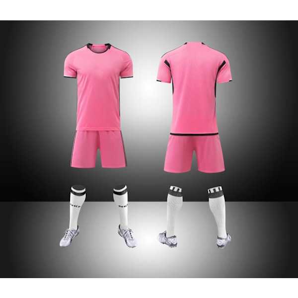 Fotbollströja set för klubb, fotbollsträningsuniform, snabbtorkande J M