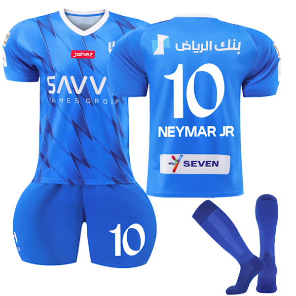 23-24 Al-Hilal Saudi FC Barn Hemma Fotbollströja Nr 10 Neymar 24