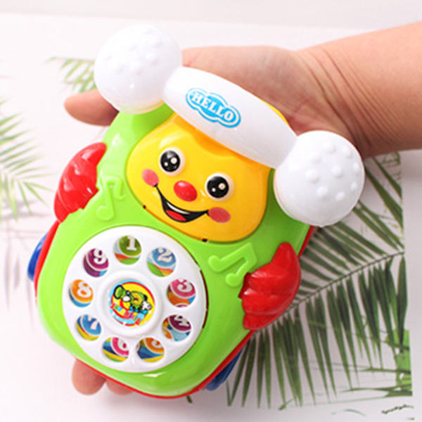 Cartoon Smile Dragtelefon Leksak för Bebis Utbildande Utvecklande Barnpresent Spel