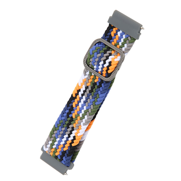22mm Armband i Elastiskt Nylon, Flätat, Justerbart, för Huawei Watch 3, Denimfärg