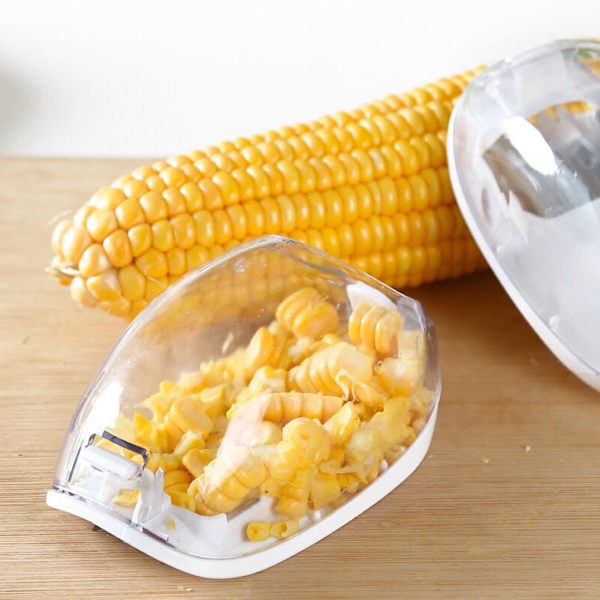 1 st Corn Stripper Skälare Kolv Avlägsnare Kutter Skyddande Hand Gadgets Köksmatlagning Tillbehör