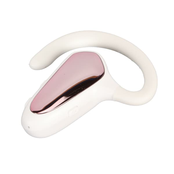 Trådlös Bluetooth-öronsnäcka Benledning Brusreducering Bluetooth 5.1 Ultralätt Affärsöronsnäcka Rosa