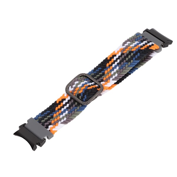 Armband i elastiskt nylon, flätad och justerbar, för Galaxy Watch 4 - Denimfärg