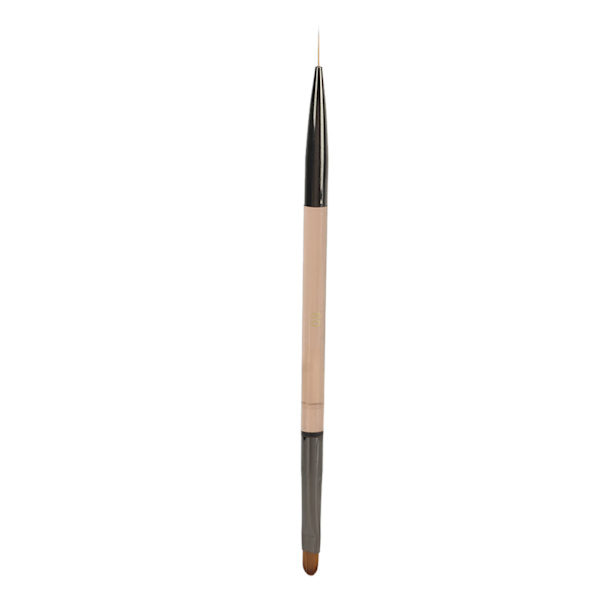 Nagelkonstborste Dubbelsidig Målnings Transparent Brun Nagel Liner Penslar för Manikyr Salong