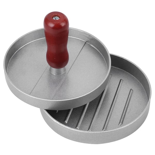 Rund Aluminiumlegering Icke-klibbig Hamburgerköttspressform Kökstillbehör