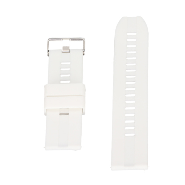 Armband 22mm Universal Snabbkoppling Silikontillbehör för Realme Watch 2 Vit