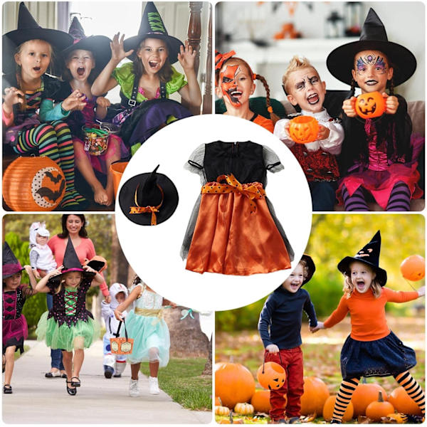 Halloween Häxa Kostym Fancy Dress Up Accessoarer