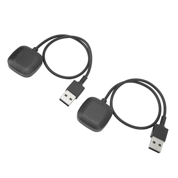 2 st 5V Smartwatch Laddare Trådlös Laddningsdocka Dataöverföring Laddningskabel för Fitbit Versa 3 Sense 30CM