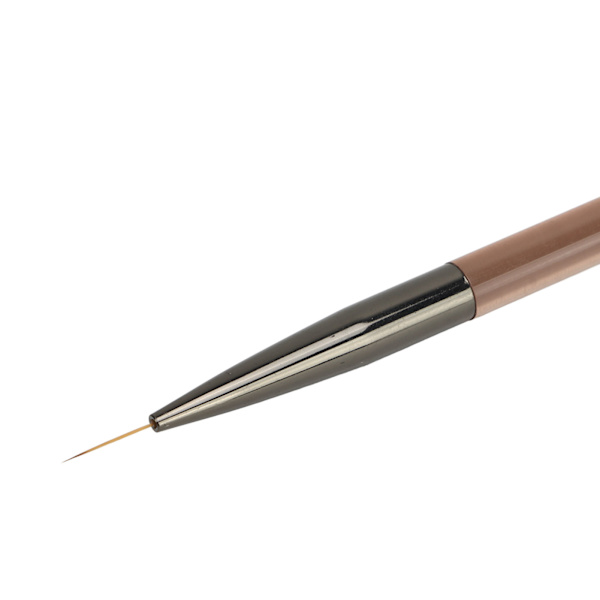 Nagelkonstborste Dubbelsidig Målnings Transparent Brun Nagel Liner Penslar för Manikyr Salong