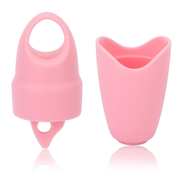 Isrulle med V-formad Design, DIY-tillverkning, Lugnande, Minskar Svullnad, Silikonmaterial, Ansiktsismältform för Skönhetsvård, Rosa