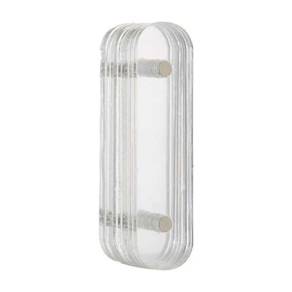 10 st Nail Art Akrylremsor Display Transparent Manikyr DIY Nagelsalong Tillbehör 10 st
