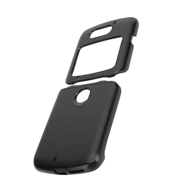 Skyddande mobilskal för Motorola Razr 5G, stötsäkert läderfodral