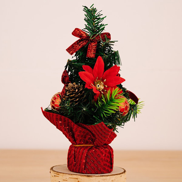 Miniatyr Julgran Dekoration för Skrivbord 20cm J