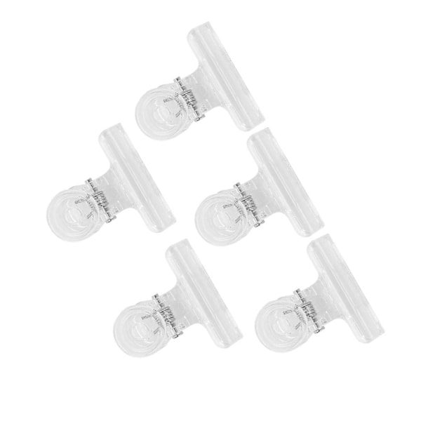 5 st C-formade Nagelförlängningsklämmor Multifunktionella Plastnagelsmycken Transparenta