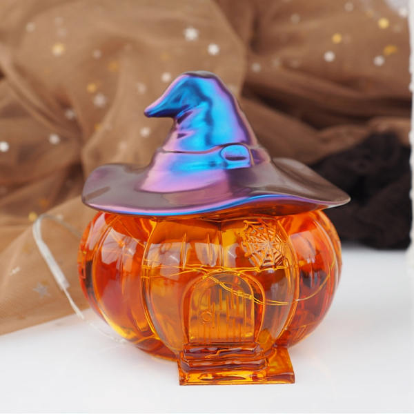 2st 3D Halloween Pumpa Silikonform för Förvaring