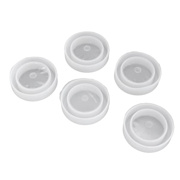 5 st Silikonarmbandformar Silikonmaterial Enkel Avformning DIY Toroidal Form