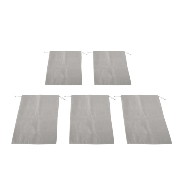 5-pack Hörlursfodral, Stort Dragkedjefodral, Lätt Bärbart Hörlursförvaringsfodral, 30x40cm / 11.8x15.7in