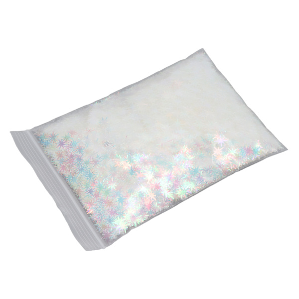 Nagelglitter Sekvenser Hemma Salong DIY Färgglada Glansiga Nagelkonst Palliette Flakes Dekorationer 1.8oz