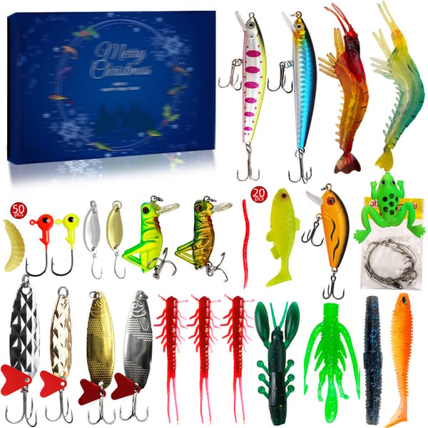 Julfiske Blind Box Bete Set med Kalender I