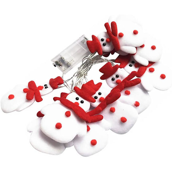 LED Snowman String Light Julgran String Lamp 2m 10LED