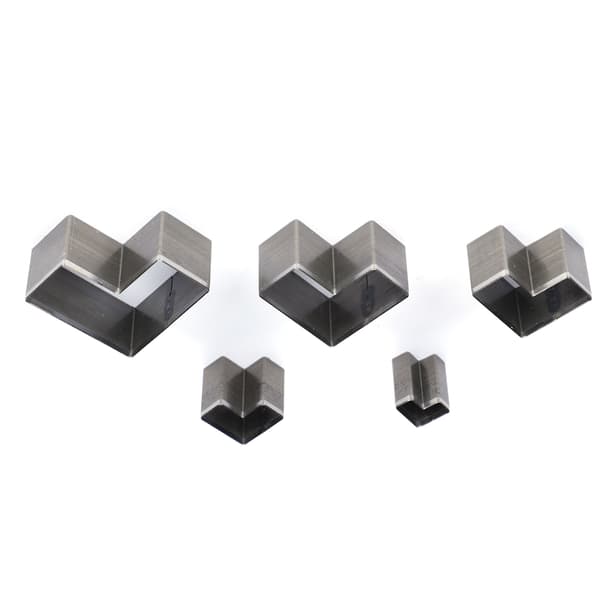 5-pack Läderstansset Hålstans Cutter Handgjord Stansform för Väska Bälte Plånbok