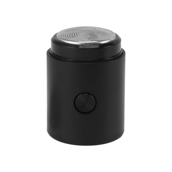 Mini Elektrisk Skäggtrimmer för Män Uppladdningsbar Bärbar Reseficka Skäggtrimmer för Mustasch Stubb Kroppsprydnad Svart Blank Stil