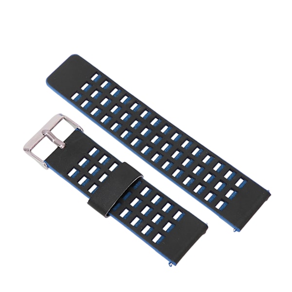 Läderarmband Kompatibelt för Realme Watch 2 Ersättning 22mm Armbandsband Armband Armband Svart Blå