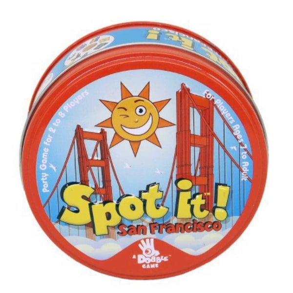 Engelska kort Spot It-spel doodle hitta fel förälder-barn festspel kort hitta din syster spelkort San Francisco