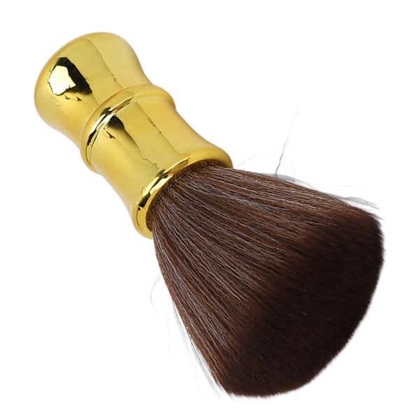 Barber Neck Duster Brush Mjukt hår galvaniseringsprocess Barber Brush Neck Duster för frisörsalong Golden