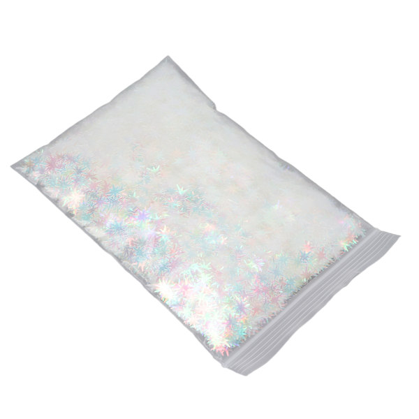 Nagelglitter Sekvenser Hemma Salong DIY Färgglada Glansiga Nagelkonst Palliette Flakes Dekorationer 1.8oz