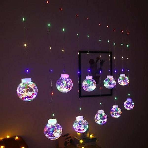 LED-julönske-klot Romantisk semesterdekorativ lampa Sovrum Butiksfönster Christmas Tree-[Color]] 3 M-30led