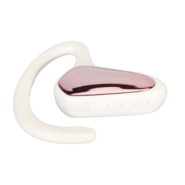 Trådlös Bluetooth-öronsnäcka Benledning Brusreducering Bluetooth 5.1 Ultralätt Affärsöronsnäcka Rosa