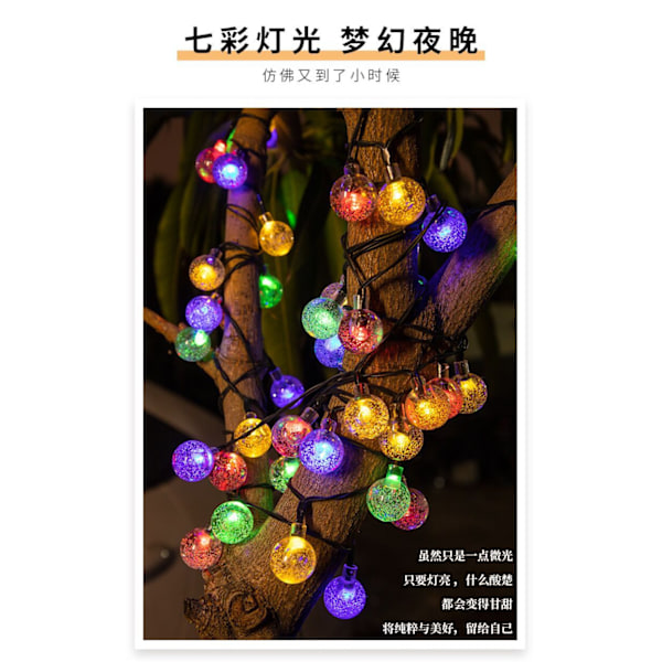 10m LED String Lights Juldagen Camping Dekorativ Lights