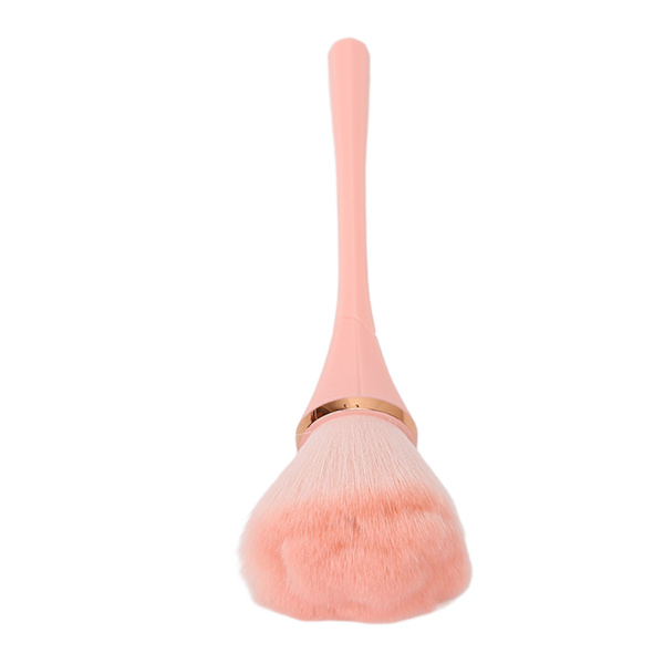 Sminkborste Mjuk Rik Borst Tunna Hårtuber Överdimensionerad Fluffig Stark Pudergreppsförmåga Borste Rosa