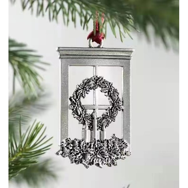 Julgransdekorationer, julhängen, snögubbehängen i metall C